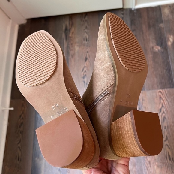 NWT Anthropologie x Kelsi Dagger Brown Over Knee Block Heel Suede Boots - Picture 7 of 14